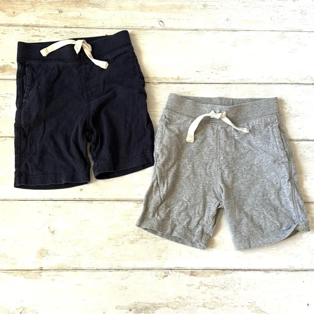 BabyGap 12-18m Baby Boys Gap Kids Shorts Set of 2 Gray & Navy Blue 12m 18m